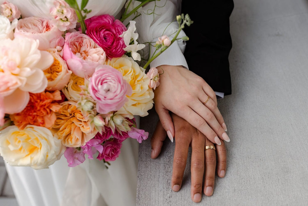 A Joyful Custom Bridal Bouquet | Auckland City Wedding