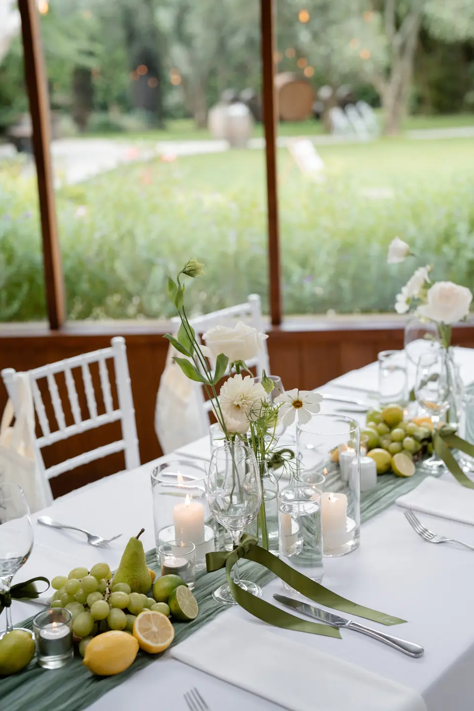 Wedding florals at Markovina Vineyard Estate by Willow & Peony