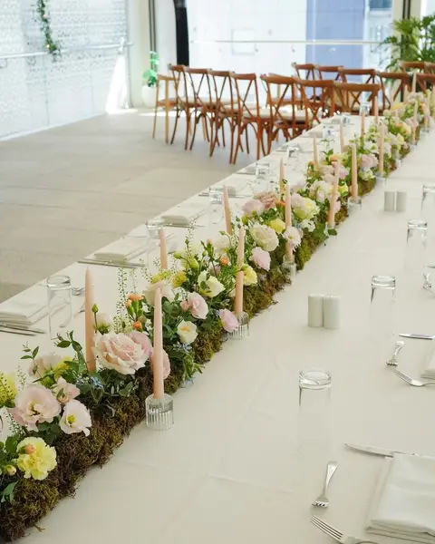 Meadow table runner, example 1 of 3