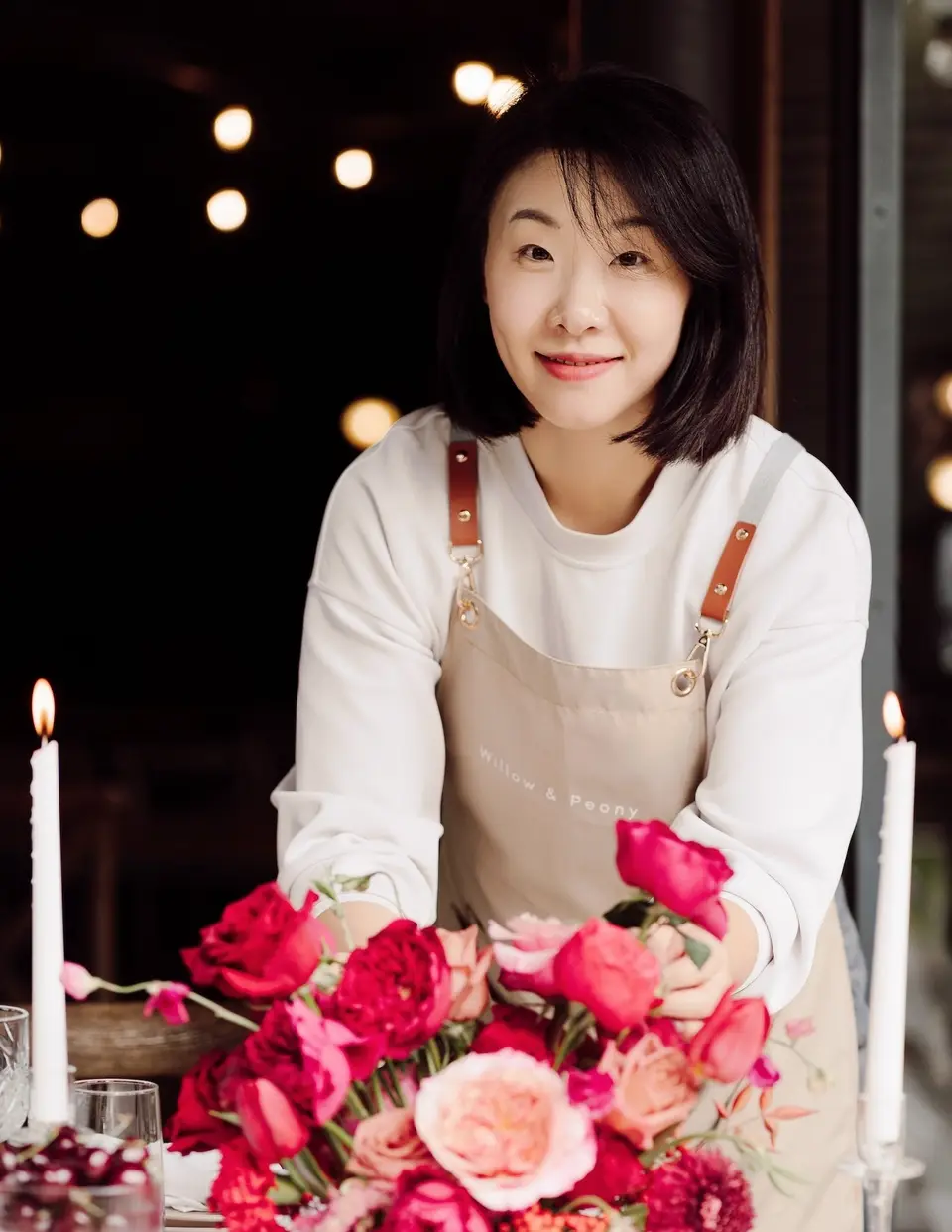 Ivy Diao, founder and lead florist of Willow & Peony